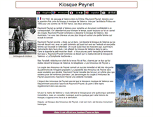 Tablet Screenshot of kiosque-peynet.com
